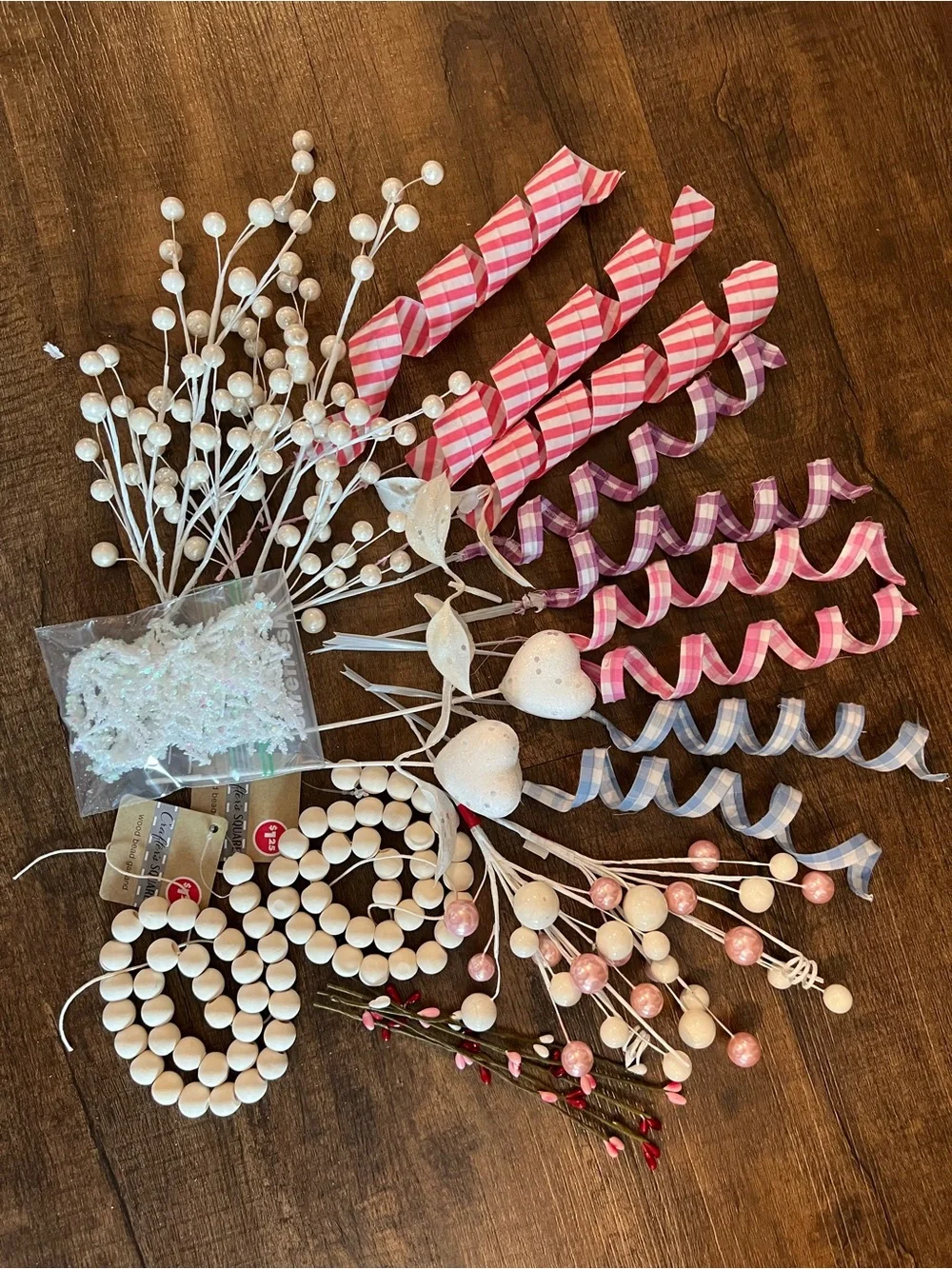 Assorted Holiday/Party DIY Decorative Picks & More - White, Pink, Purple & Blue